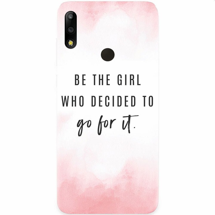 Силиконов кейс за Asus Zenfone Max Pro M2, Quotes Pink