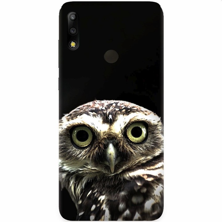 Силиконов калъф за Asus Zenfone Max Pro M2, Owl In The Dark