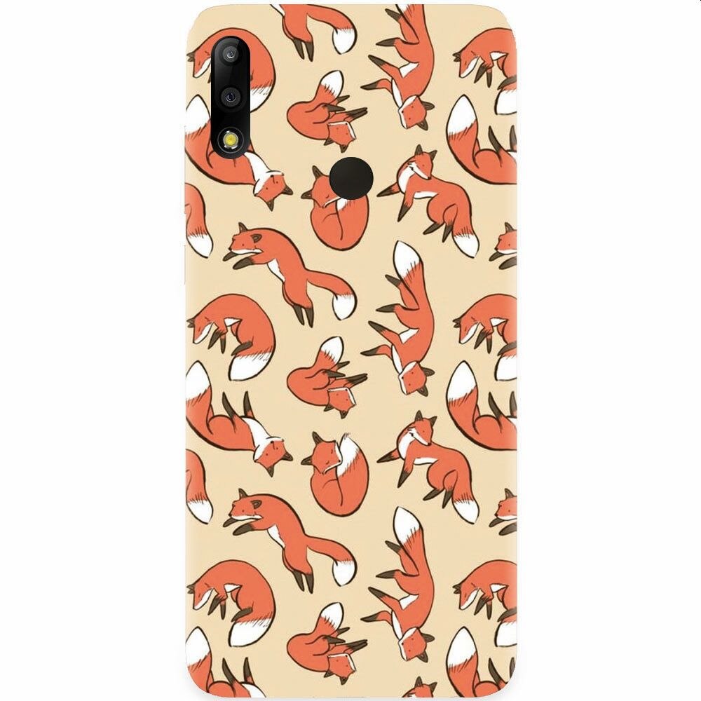 Husa silicon pentru Asus Zenfone Max Pro M2, Red Foxes