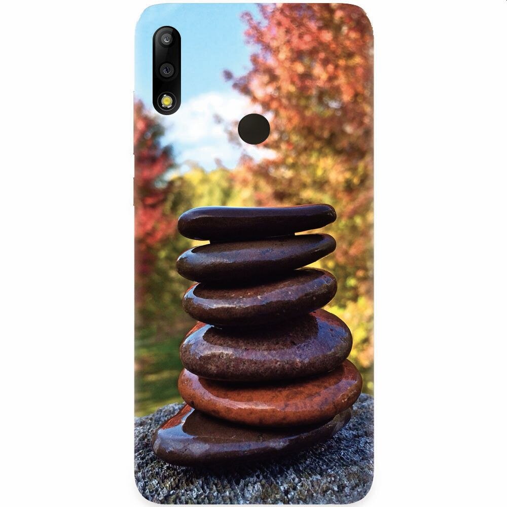 Husa silicon pentru Asus Zenfone Max Pro M2, Stacking Stones