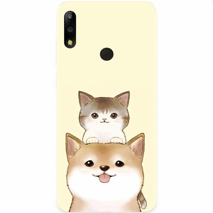 Силиконов кейс за Asus Zenfone Max Pro M2, Two Cat