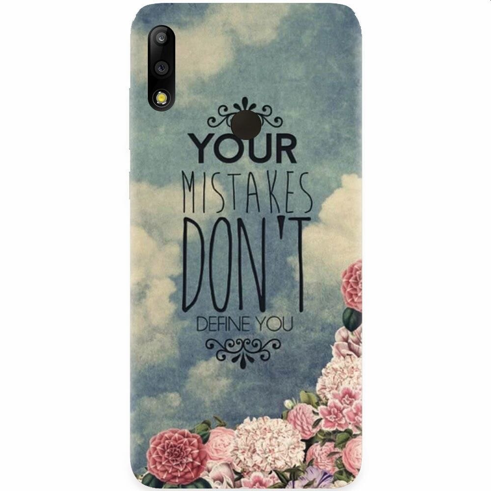 Husa silicon pentru Asus Zenfone Max Pro M2, Your Mistakes Dont Define You