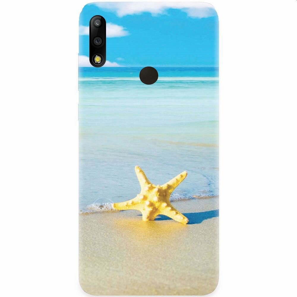 Husa silicon pentru Asus Zenfone Max Pro M2, Starfish Beach