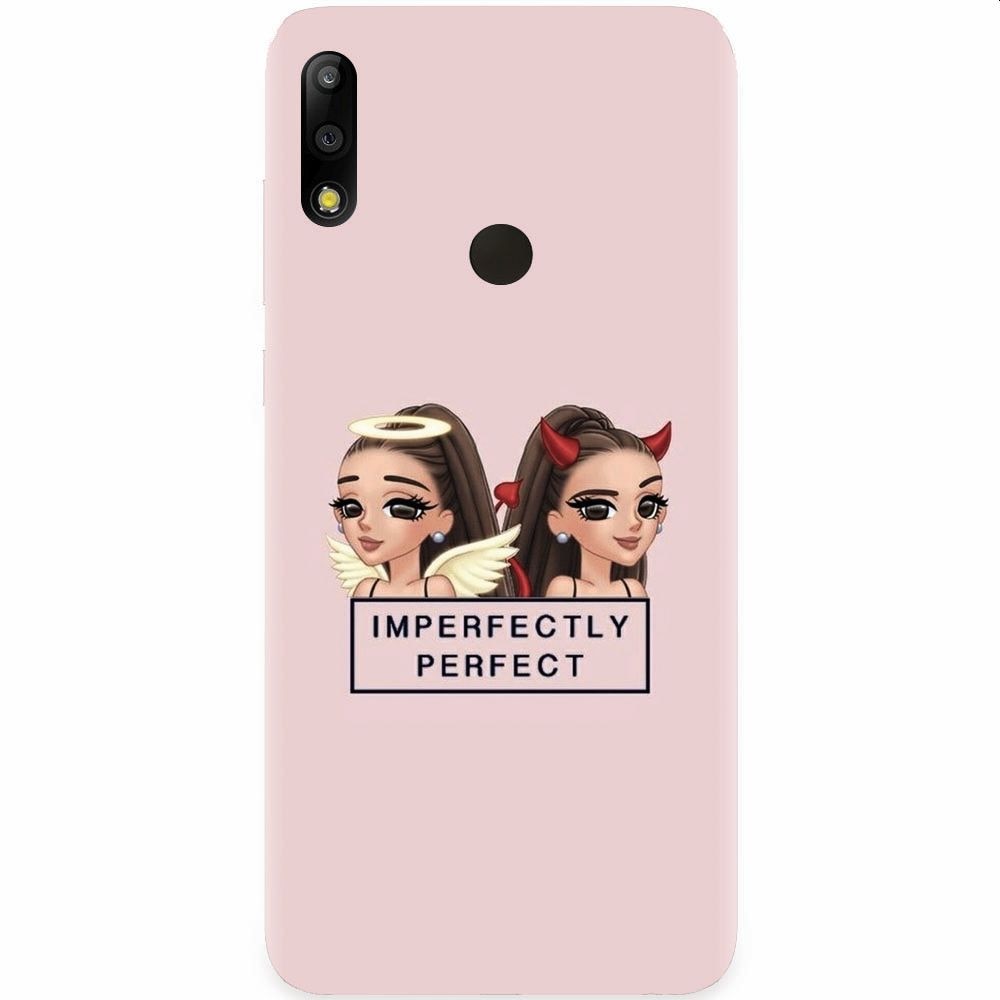 Husa silicon pentru Asus Zenfone Max Pro M2, Imperfectly Perfect Pink