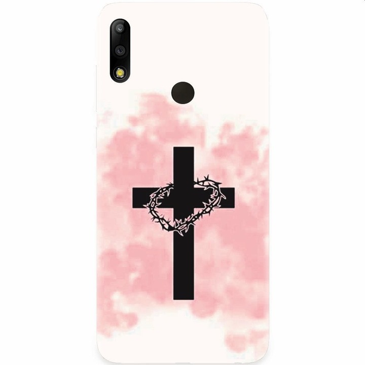 Силиконов калъф, съвместим с Asus Zenfone Max Pro M2, Cross