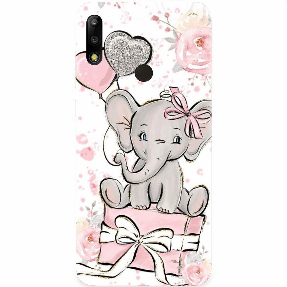Husa silicon pentru Asus Zenfone Max Pro M2, Elefant