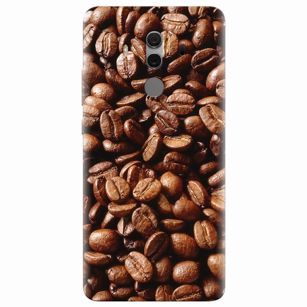 Husa silicon pentru Huawei Mate 10 Pro, Coffee Beans
