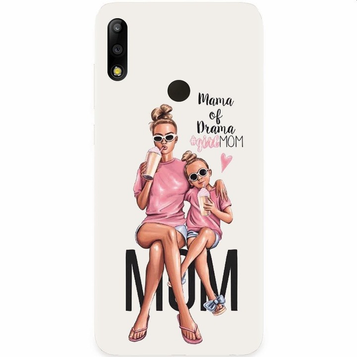 Силиконов калъф за Asus Zenfone Max Pro M2, Mom Of Drama GirlMOM