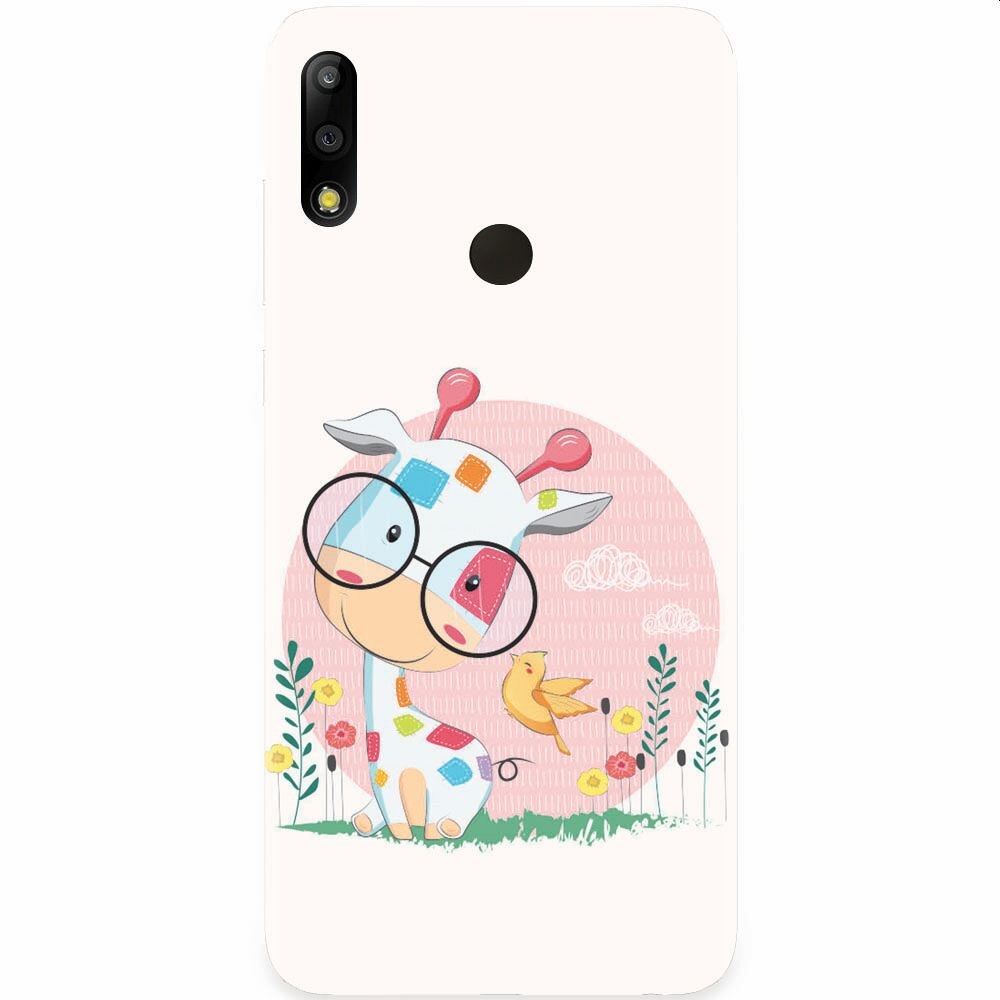 Husa silicon pentru Asus Zenfone Max Pro M2, Baby Giraffe