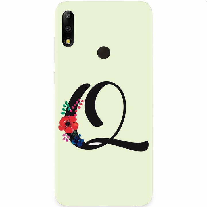 Силиконов калъф за Asus Zenfone Max Pro M2, Letter Q