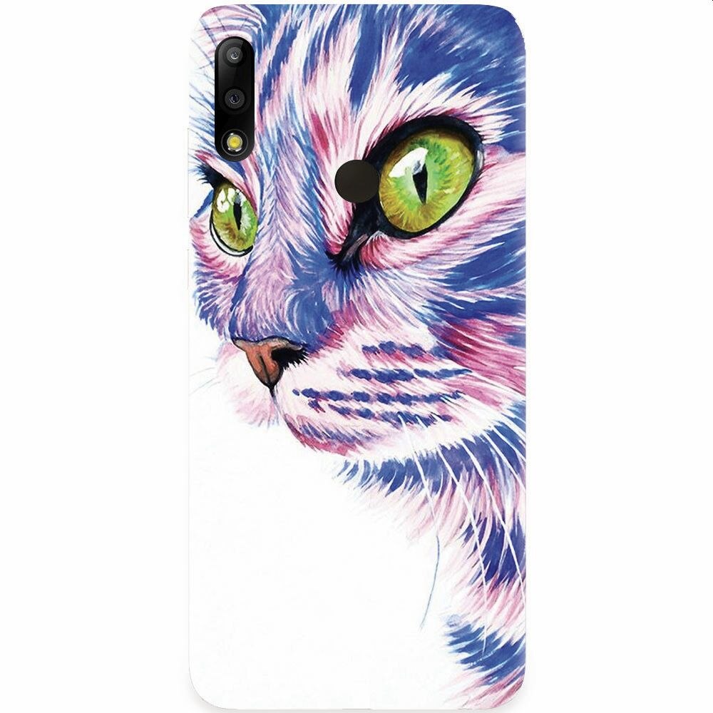 Husa silicon pentru Asus Zenfone Max Pro M2, Colorfull Cat
