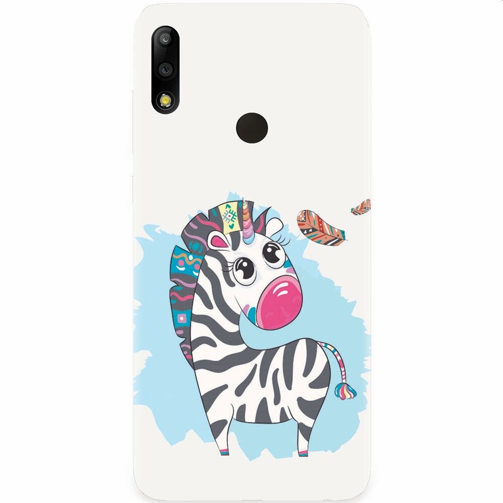 Husa silicon pentru Asus Zenfone Max Pro M2, Zebra