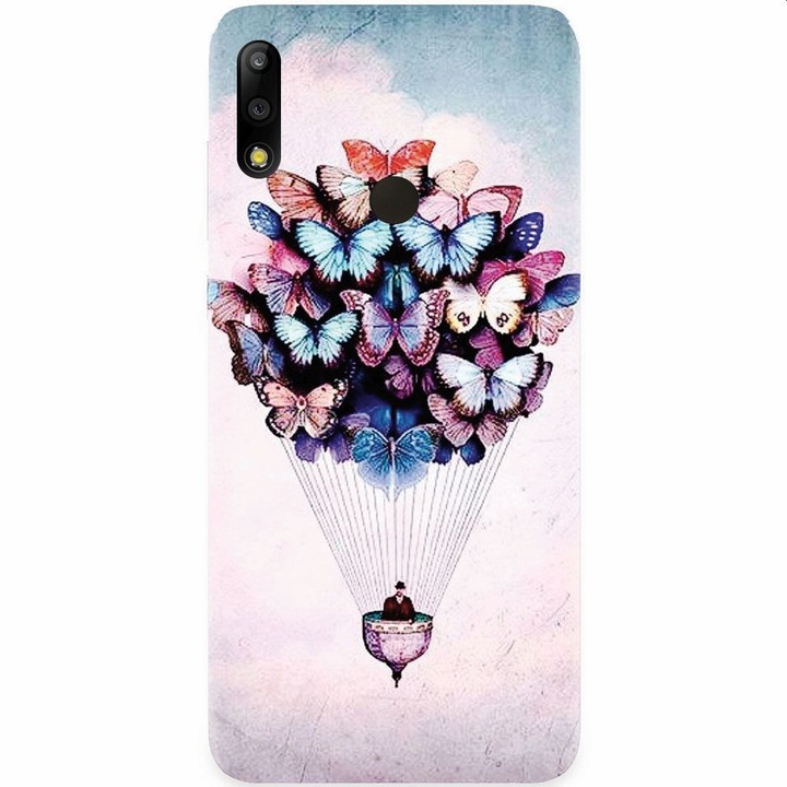 Силиконов калъф за Asus Zenfone Max Pro M2, Butterfly Baloon