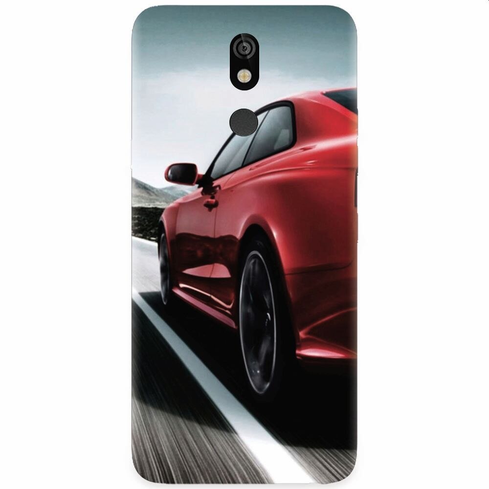 Husa silicon pentru LG K40, Car On Road