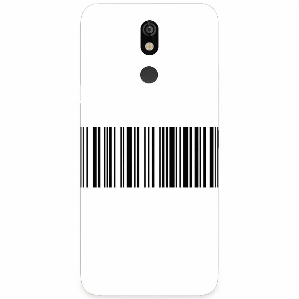 Husa silicon pentru LG K40, Bar Code