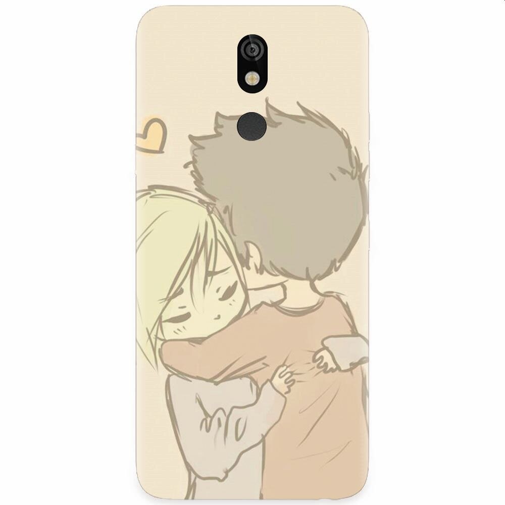 Husa silicon pentru LG K40, Couple Hug
