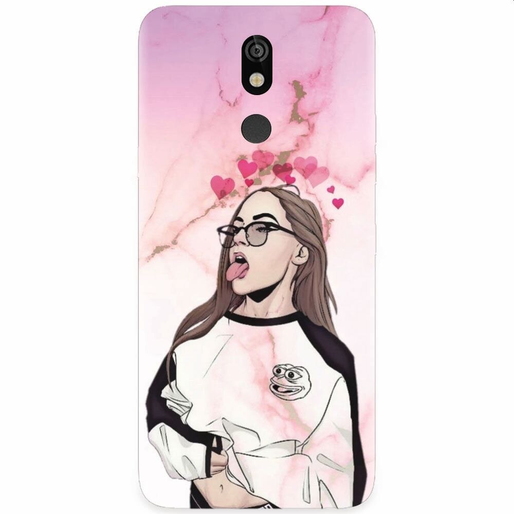 Husa silicon pentru LG K40, Bad Girl