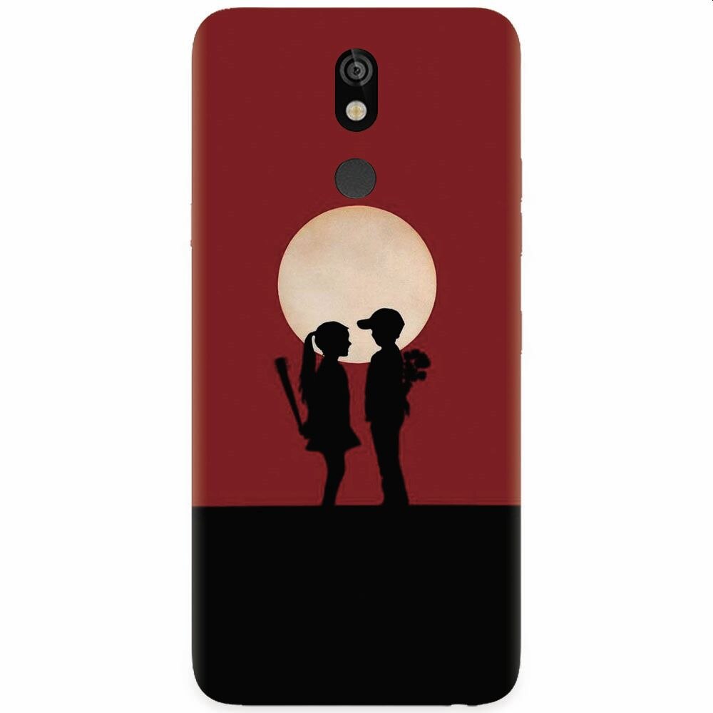 Husa silicon pentru LG K40, Boy Girl Love Story