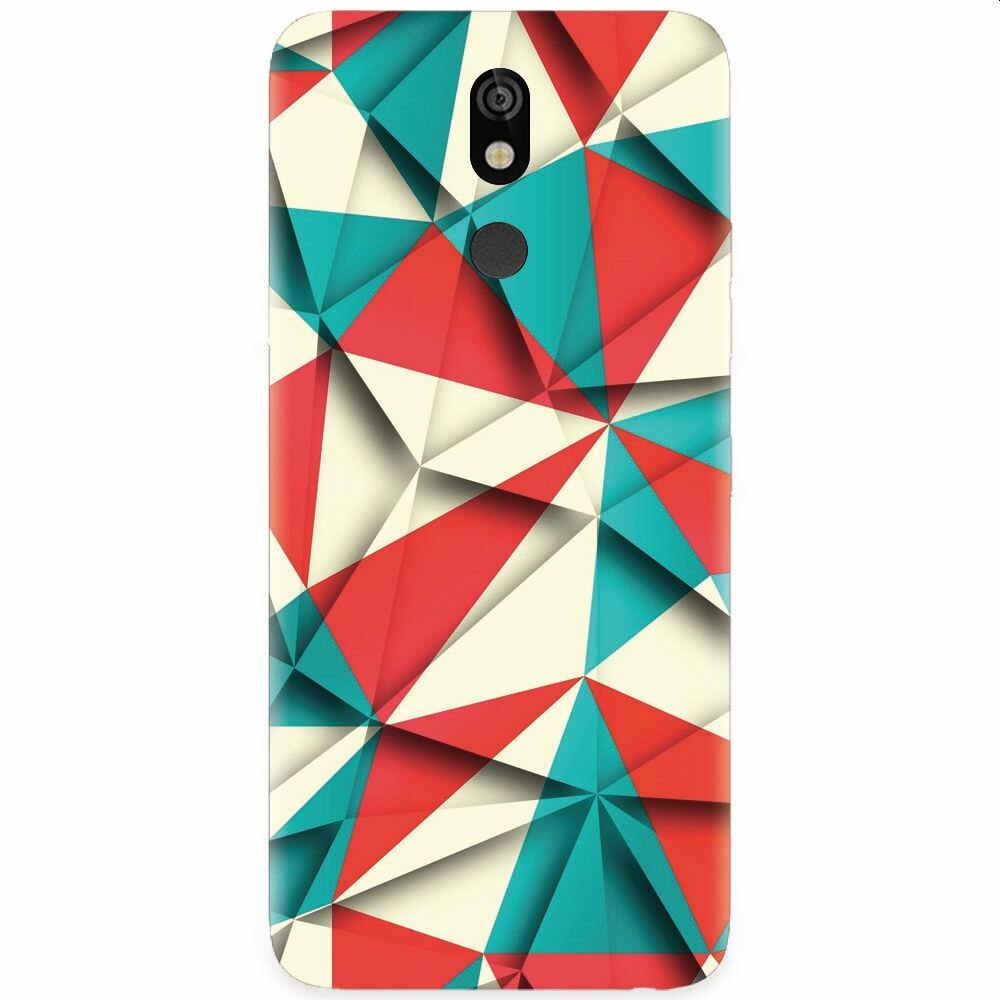 Husa silicon pentru LG K40, Abstract Vector