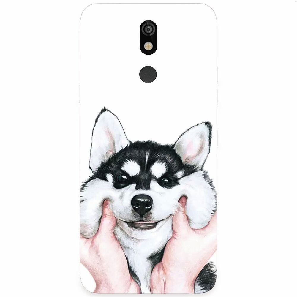 Husa silicon pentru LG K40, Cute Dog 1