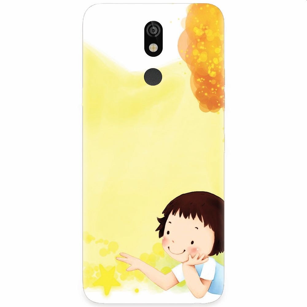 Husa silicon pentru LG K40, Child Autumn Paint Hd
