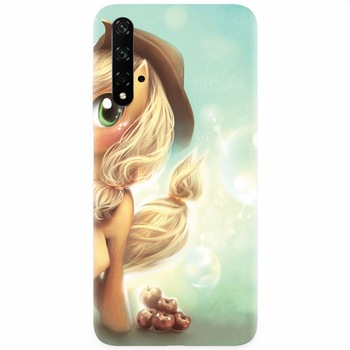 Husa silicon pentru Honor 20, Applejack Pony Cute K Husa silicon pentru Honor 20, Applejack Pony Cute K