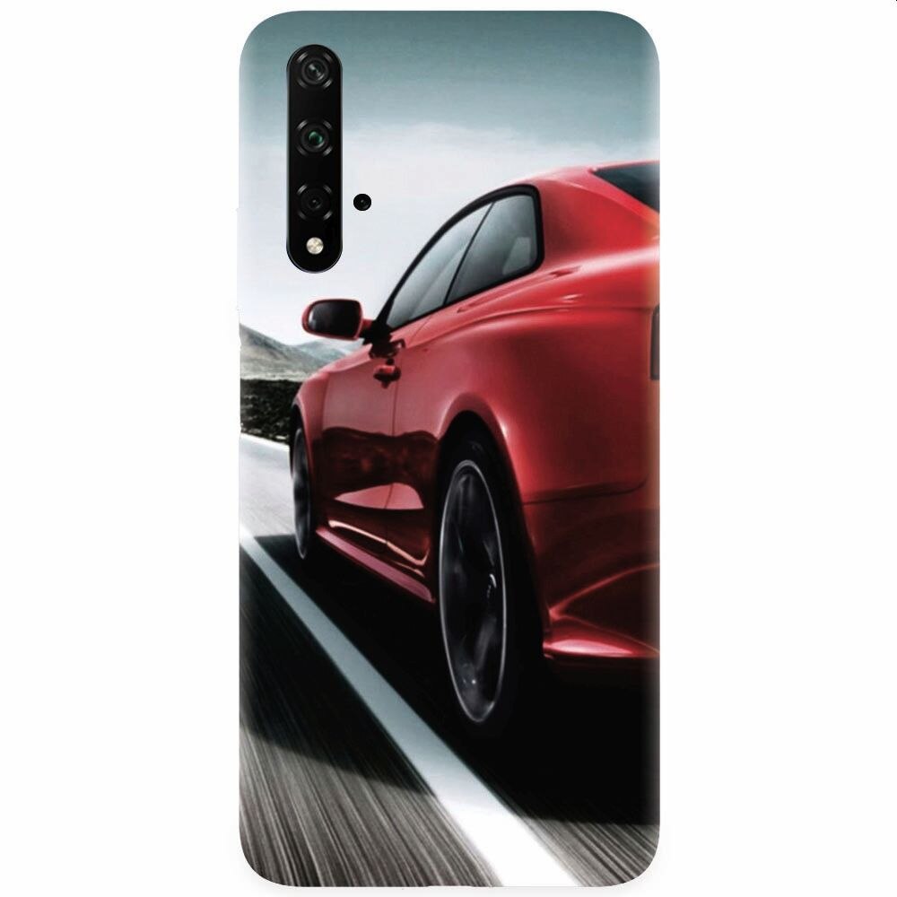 Husa silicon pentru Honor 20, Car On Road