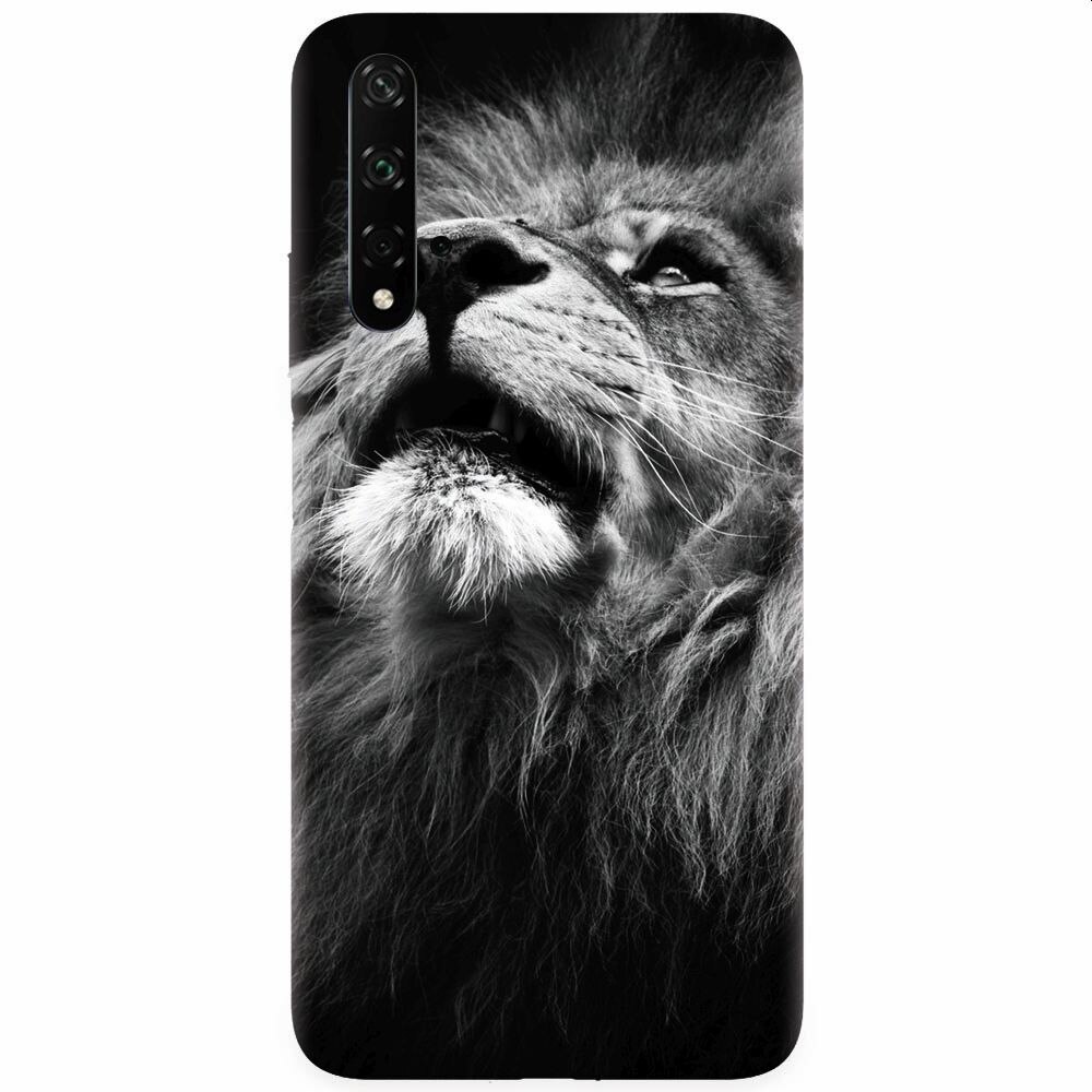 Husa silicon pentru Honor 20, Majestic Lion Portrait