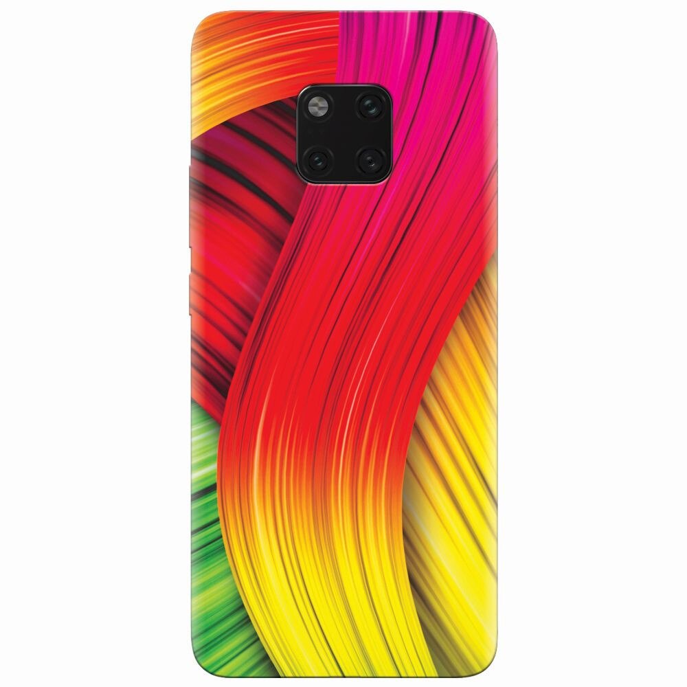 Husa silicon pentru Huawei Mate 20 Pro, Colorful Abstract