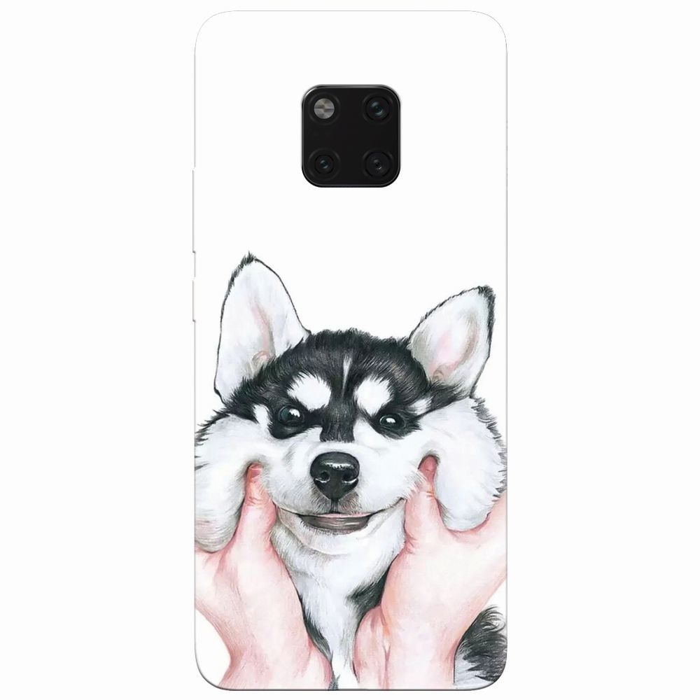 Husa silicon pentru Huawei Mate 20 Pro, Cute Dog 1.