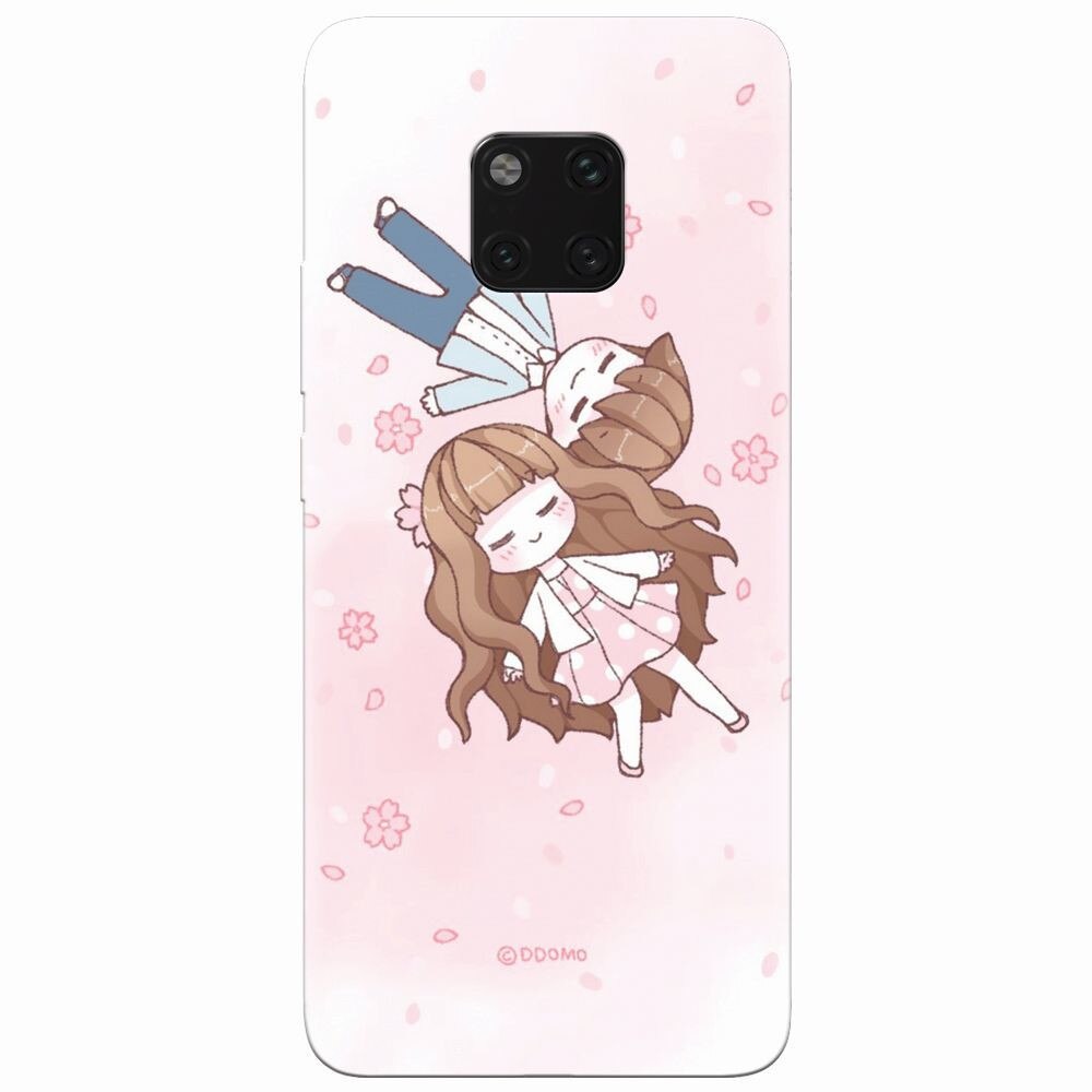 Husa silicon pentru Huawei Mate 20 Pro, Cute Couple