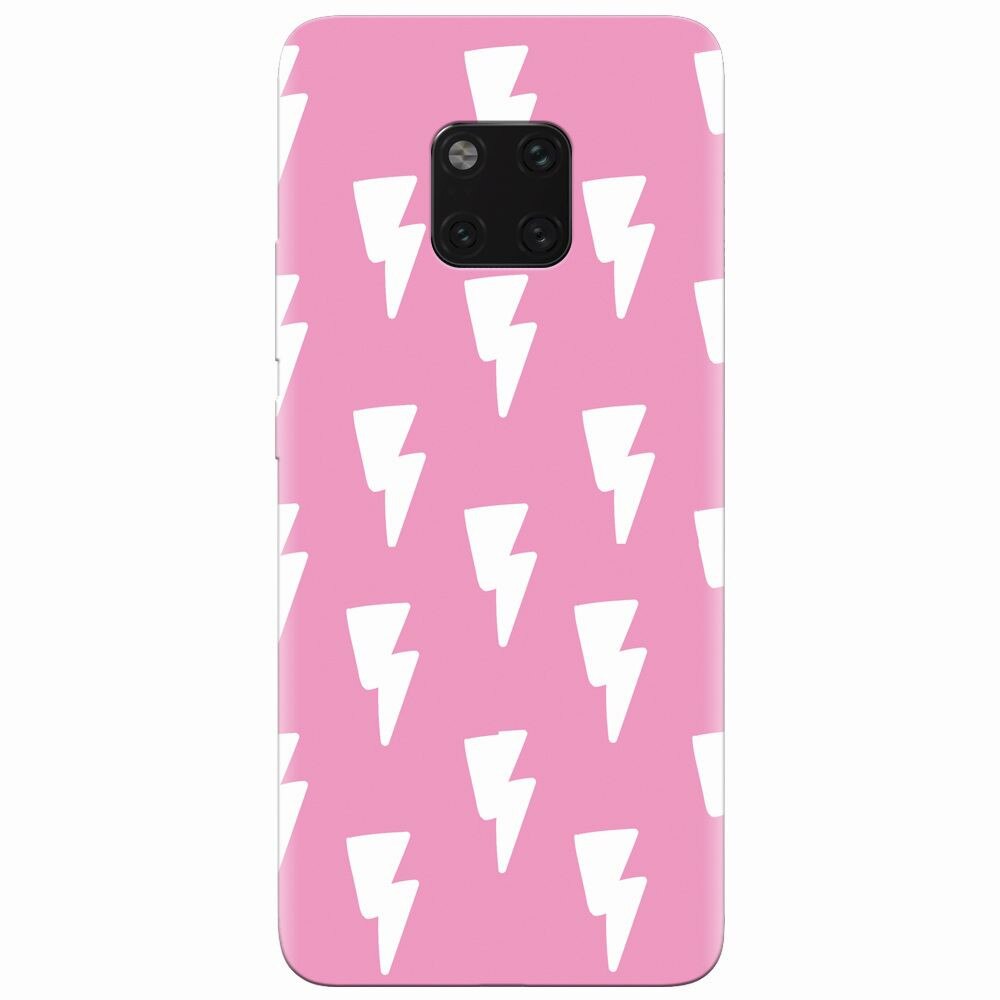 Husa silicon pentru Huawei Mate 20 Pro, Electric Pink