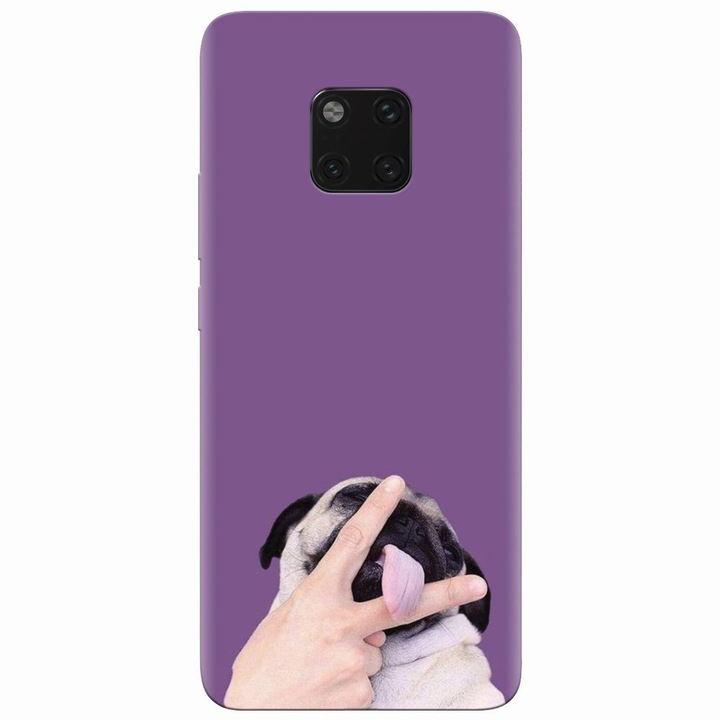 Силиконов кейс съвместим с Huawei Mate 20 Pro, Cute Dog 2