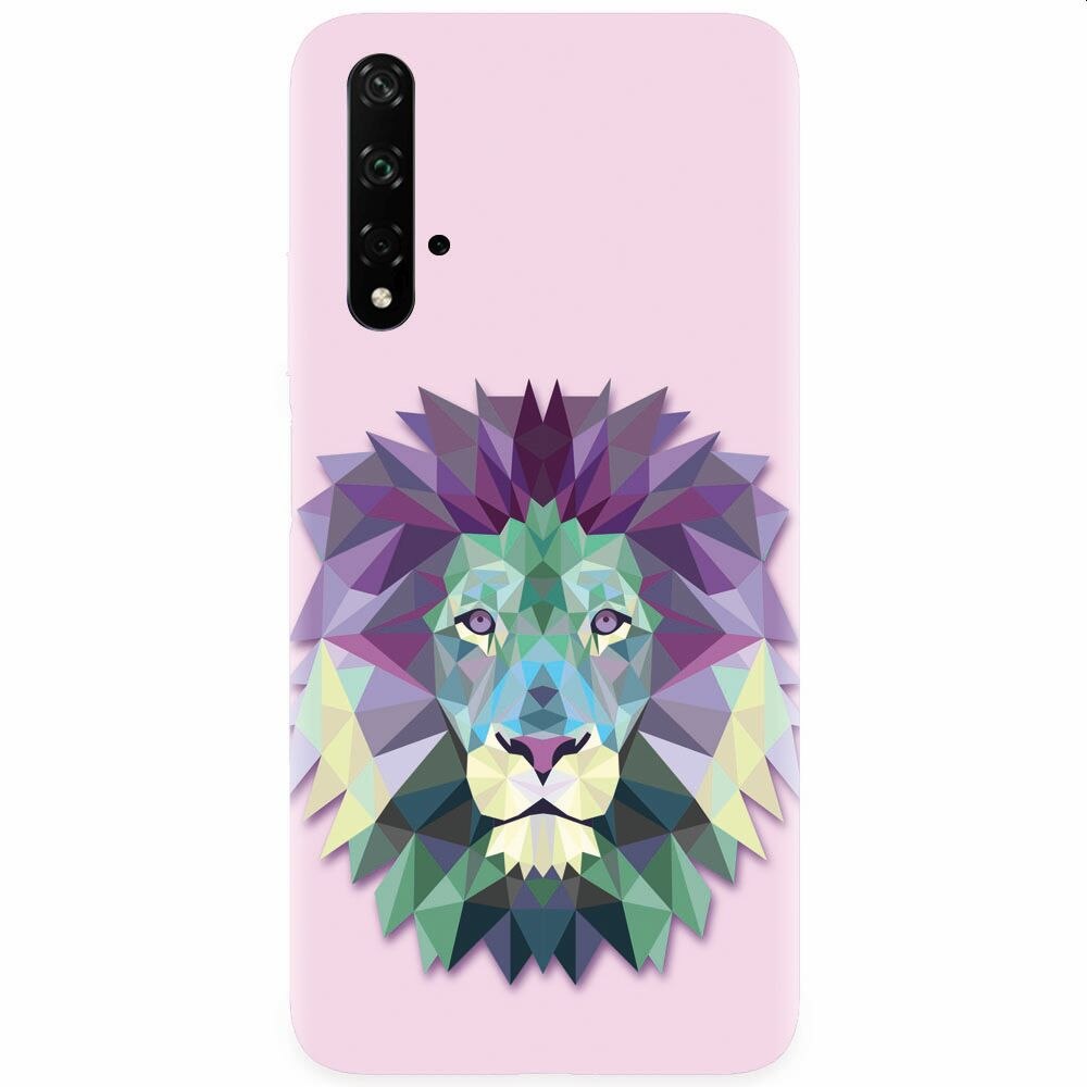 Husa silicon pentru Honor 20, Polygon Lion
