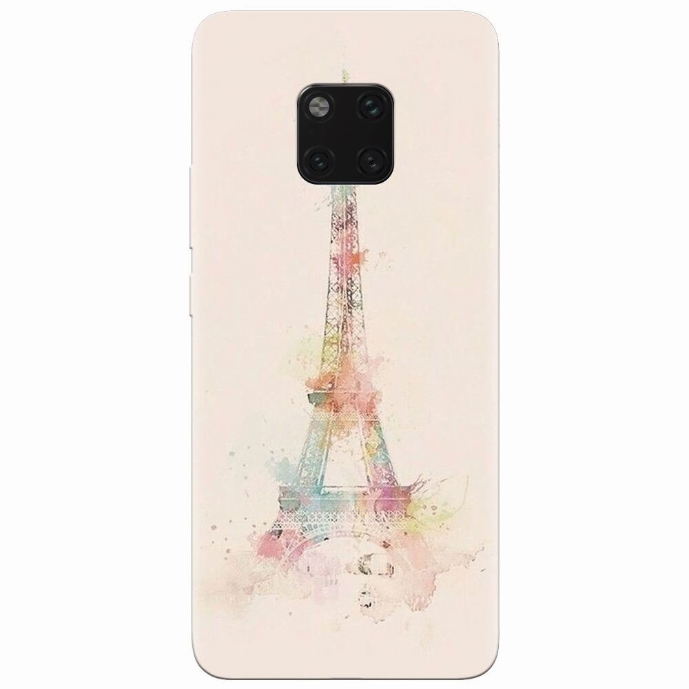 Husa silicon pentru Huawei Mate 20 Pro, Eiffel Tower 001