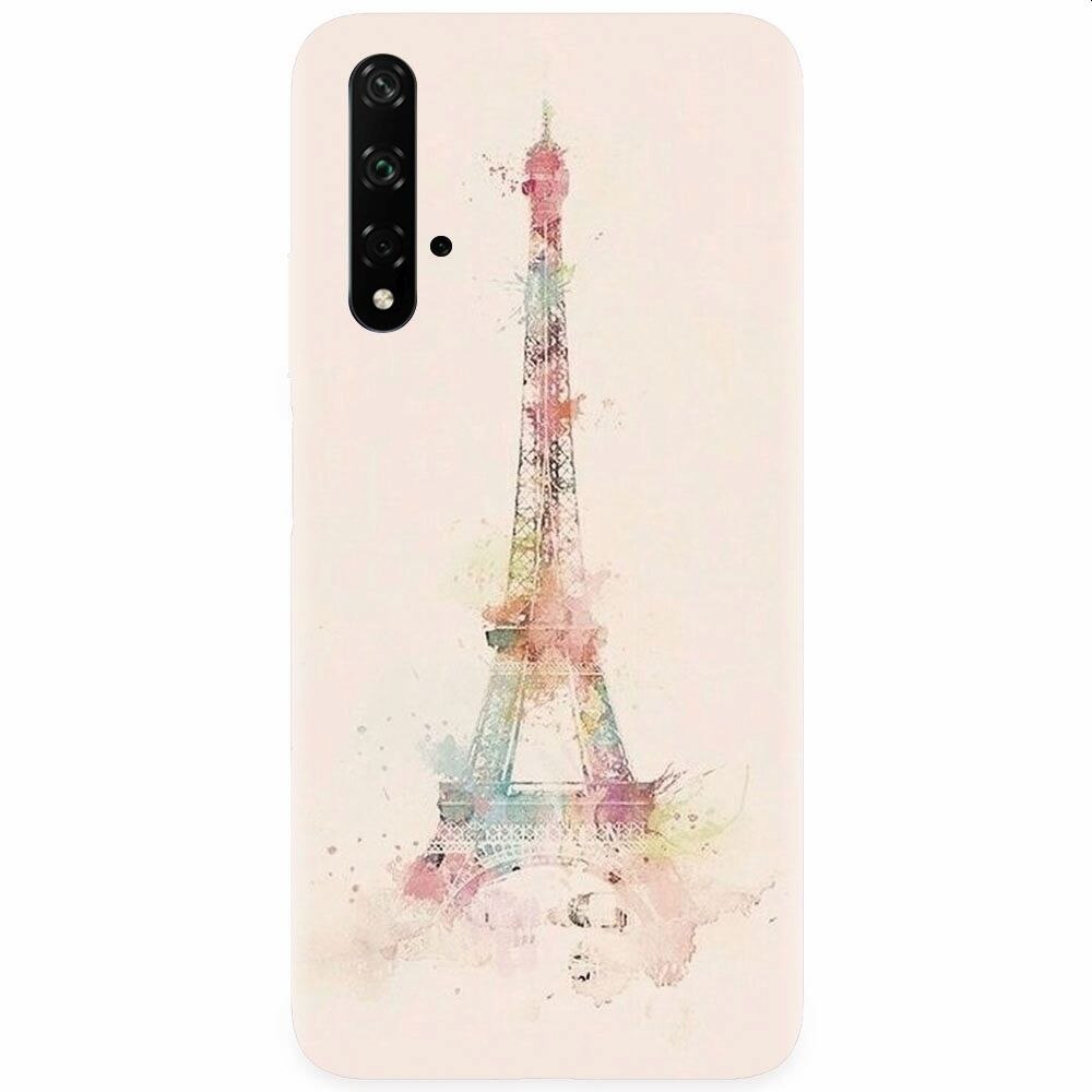 Husa silicon pentru Honor 20, Eiffel Tower 001