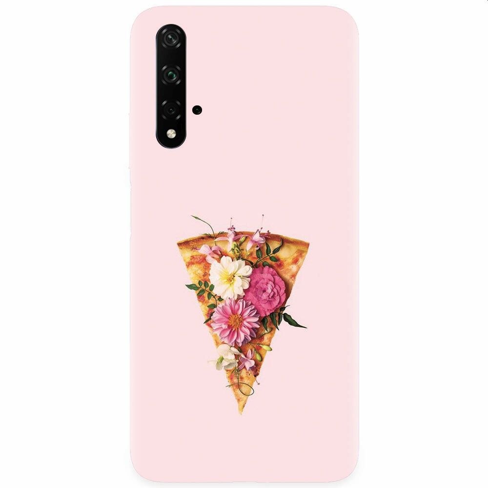 Husa silicon pentru Honor 20, Flower Pizza