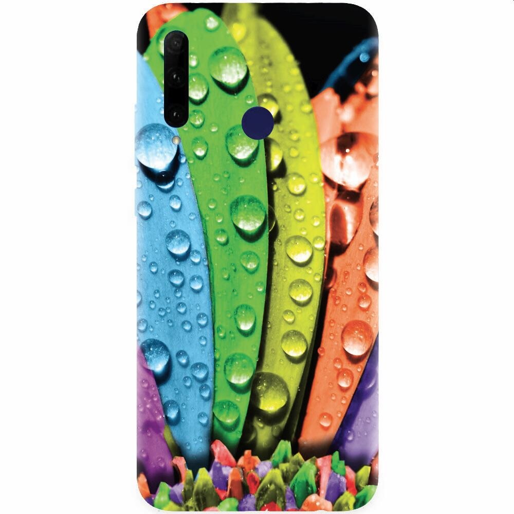 Husa silicon pentru Honor 20 Lite, Colorful Daisy Petals