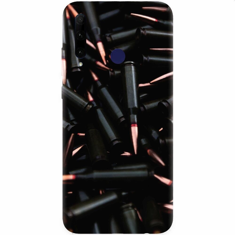Husa silicon pentru Honor 20 Lite, Ammunition Bullets
