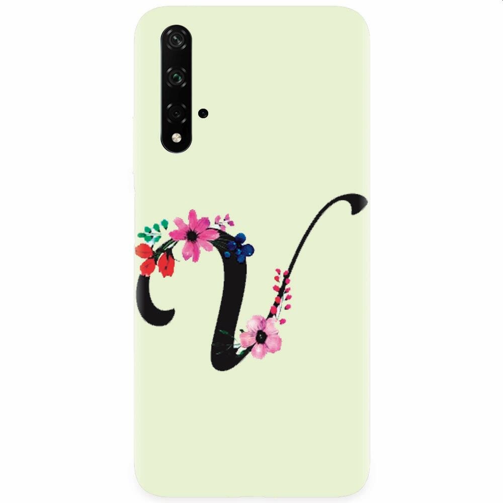 Husa silicon pentru Honor 20, Litera V