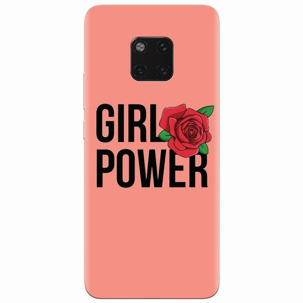Husa silicon pentru Huawei Mate 20 Pro, Girl Power 2