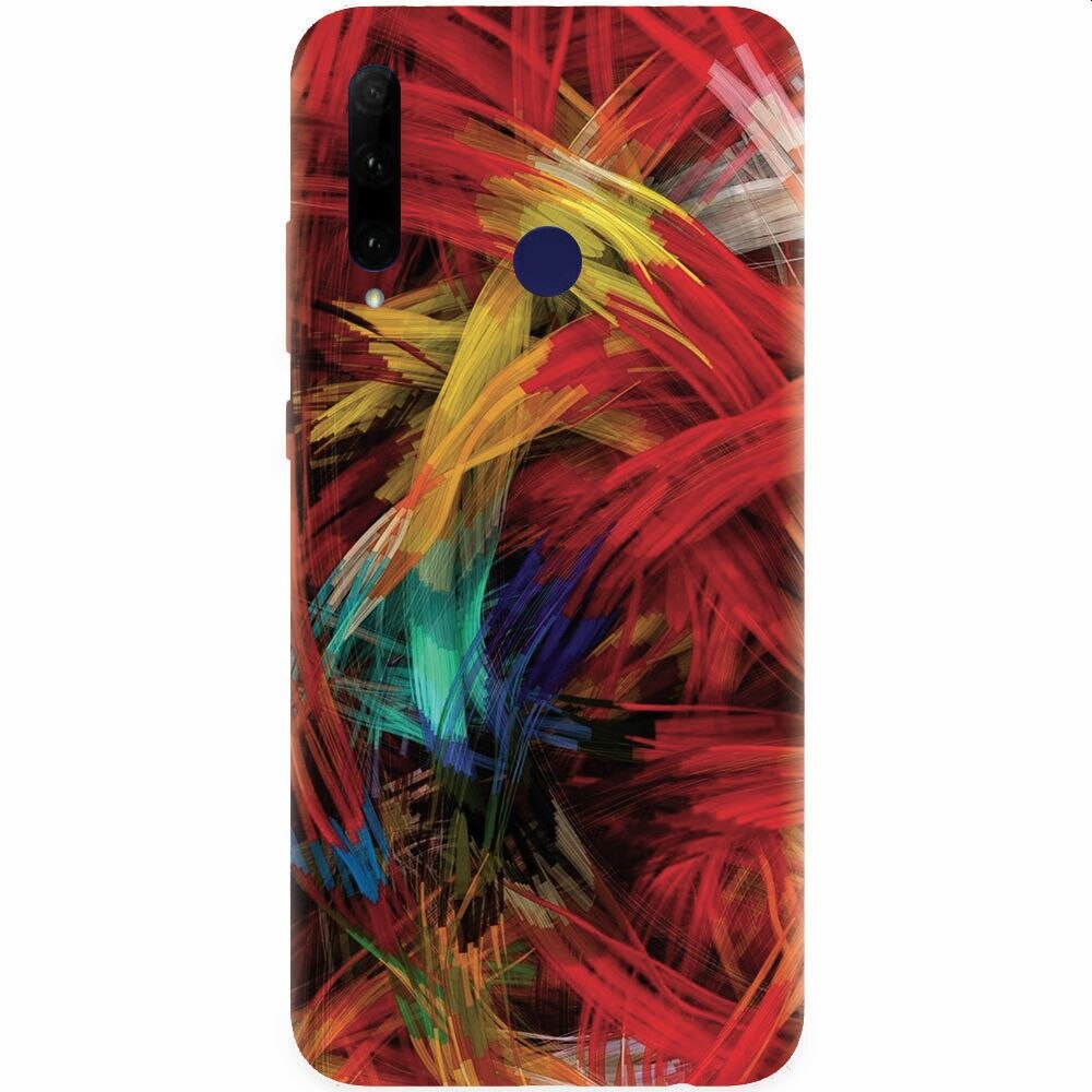 Husa silicon pentru Honor 20 Lite, Colorful Digital Painting Strokes
