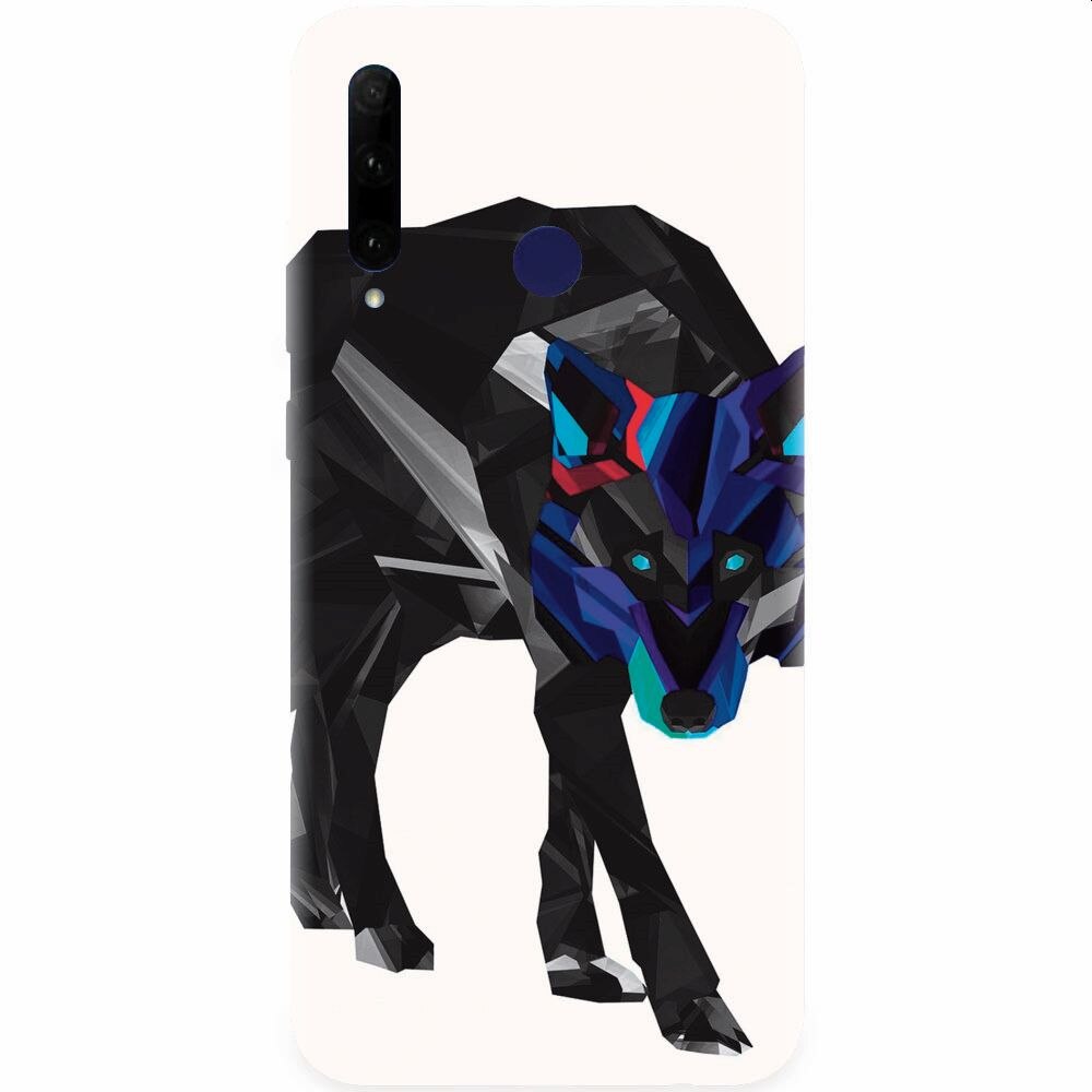 Husa silicon pentru Honor 20 Lite, Abstract Wolf