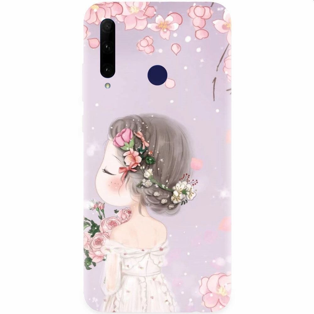 Husa silicon pentru Honor 20 Lite, Girl 001