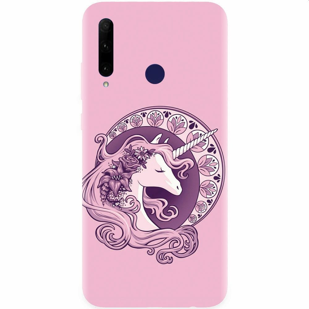 Husa silicon pentru Honor 20 Lite, Purple Unicorn