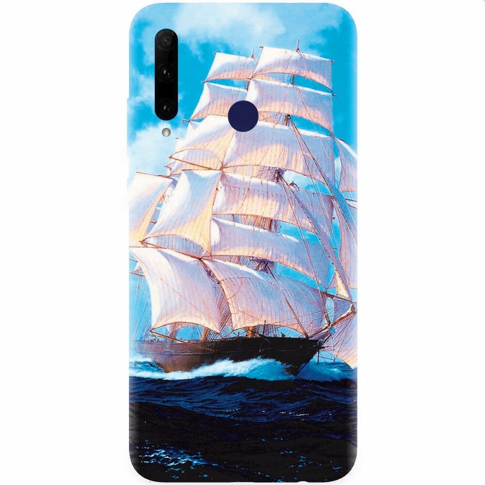 Husa silicon pentru Honor 20 Lite, Attractive Art Of Ships