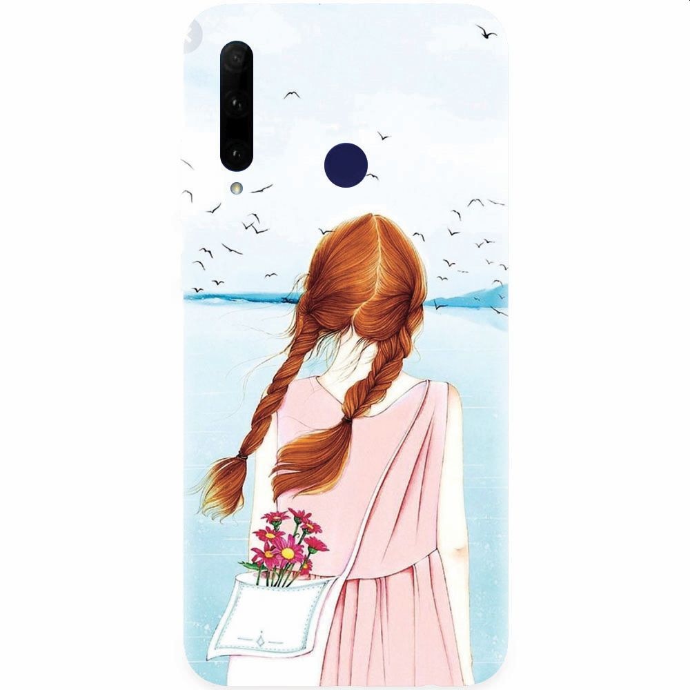 Husa silicon pentru Honor 20 Lite, Girl And Birds