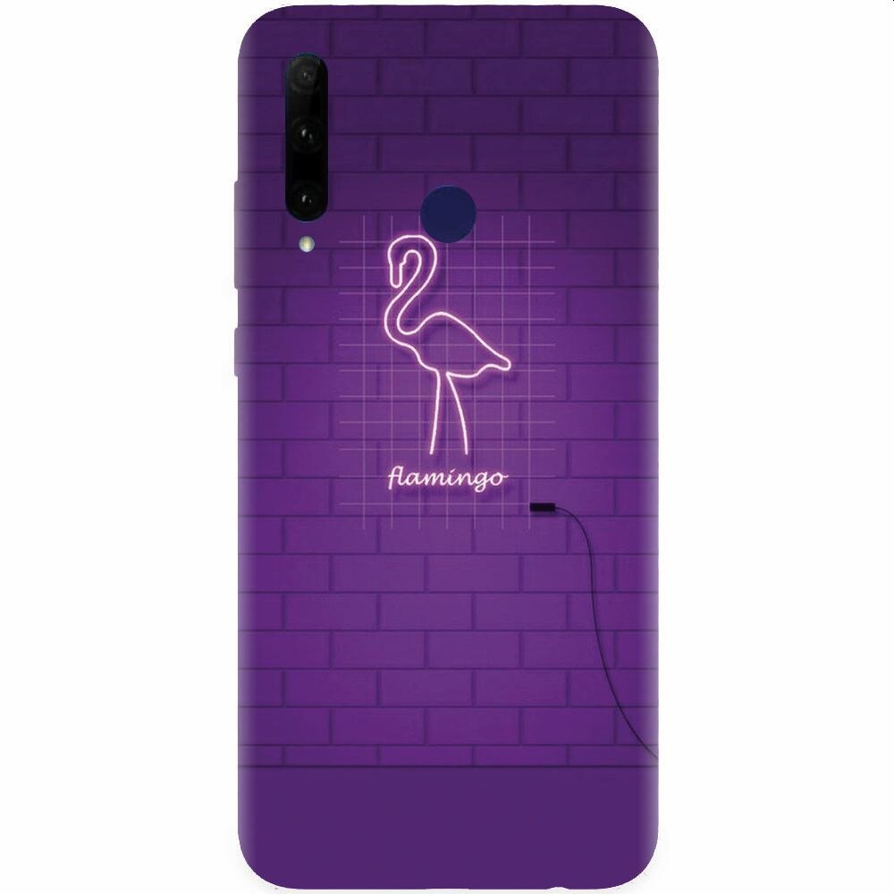 Husa silicon pentru Honor 20 Lite, Light Flamingo