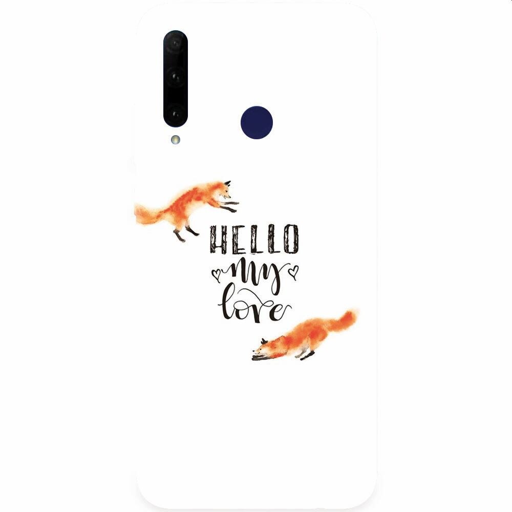 Husa silicon pentru Honor 20 Lite, Hello My Love