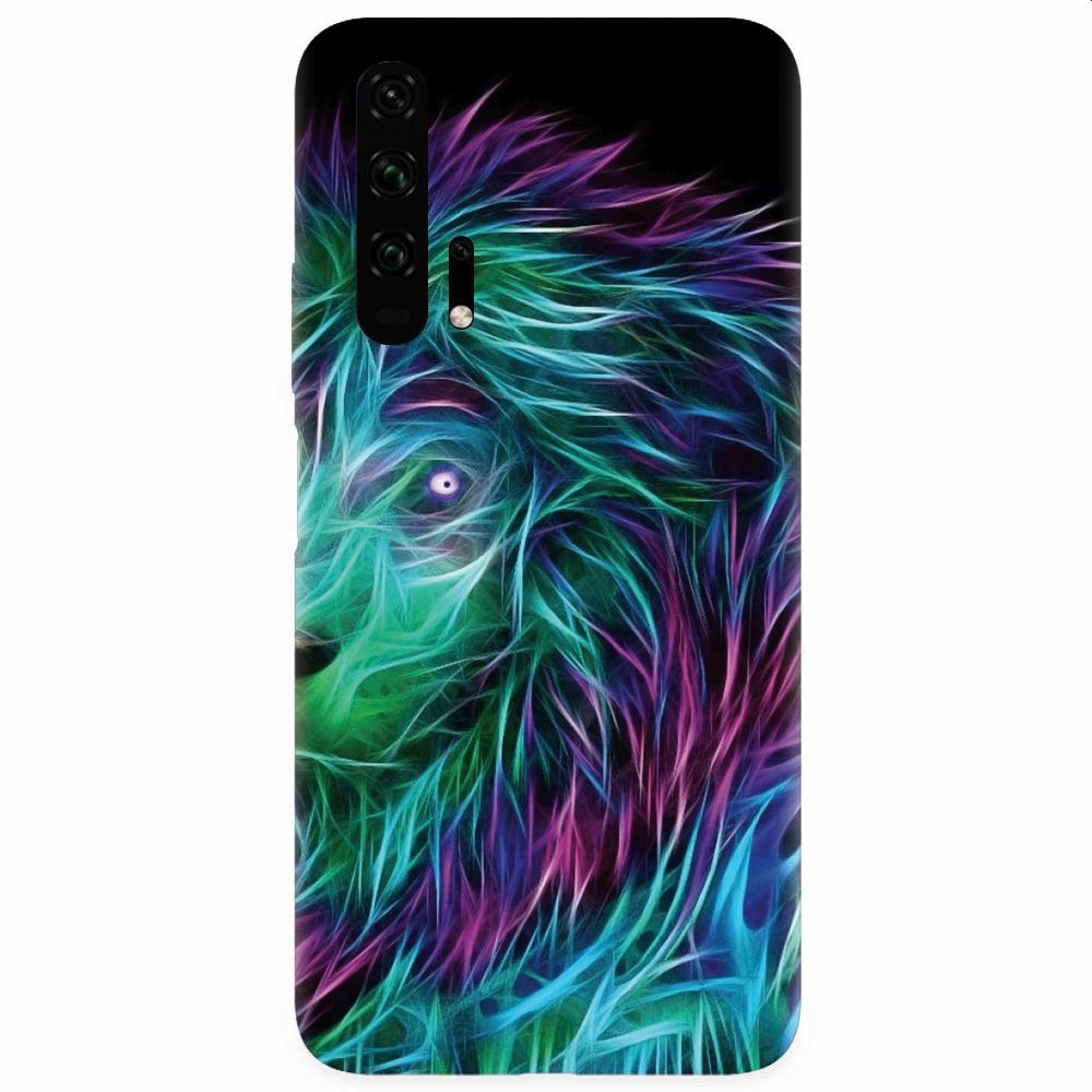 Husa silicon pentru Honor 20 Pro, Abstract Lion 002